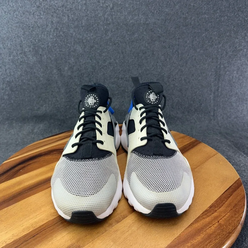 Nike Air Huarache Run Ultra Black White Blue Men's 11.5 819685-100
